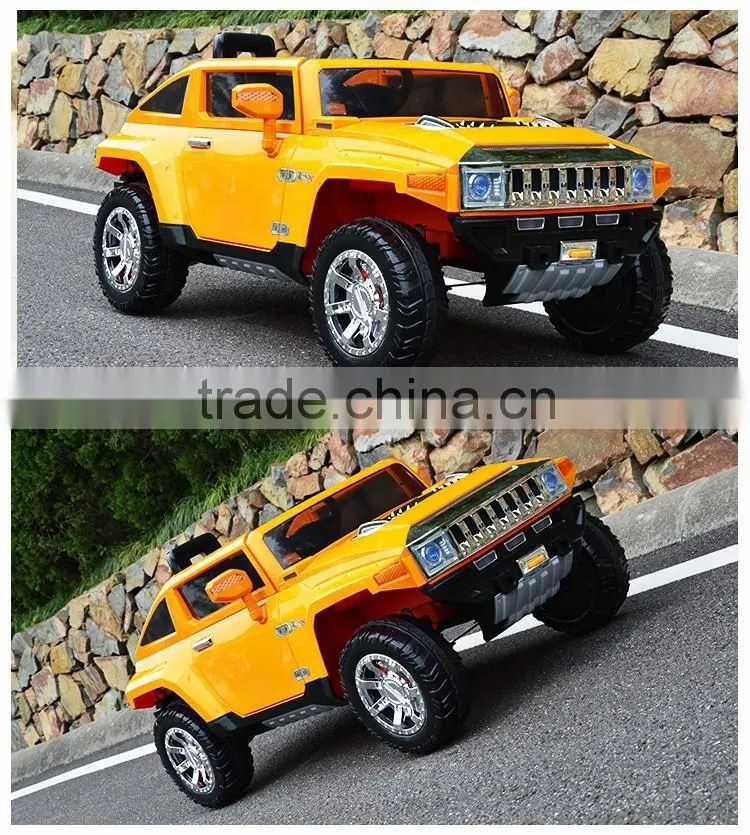 License kids car hummer HX ride on car with four wheel suspension car for toy two doors open HL188