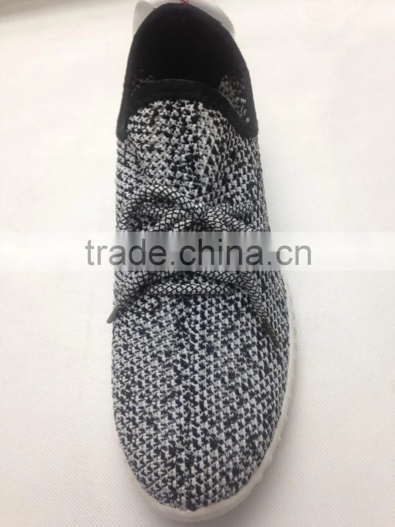 2016 factory cheap flyknit hot selling injection sport running shoes