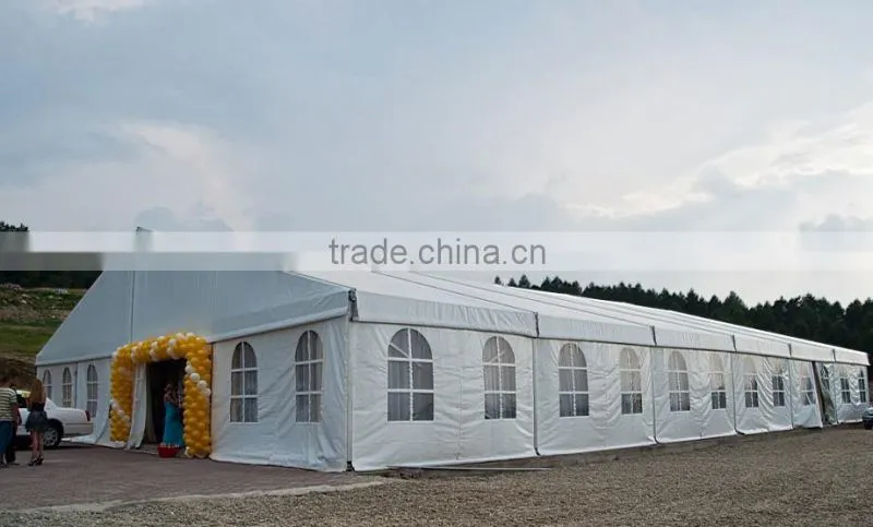 outdoor pvc storage marquee tent for sale,100% water proof wedding tent