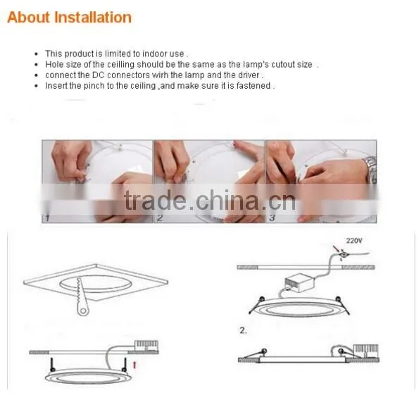 surface mounted led ceiling light 6w ceiling light for steam room