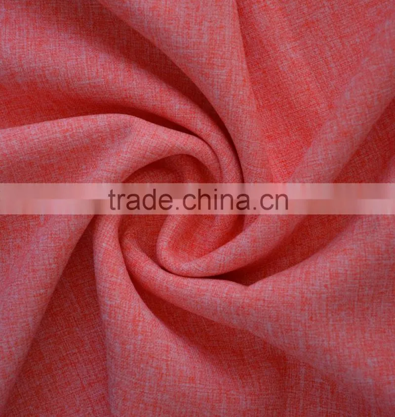 popular two-tune cation dye twill woven fabric pink cationic polyester fabric
