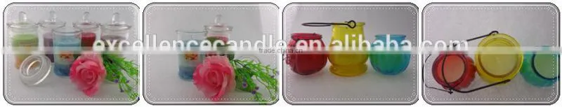 party decoration scented candles in glass