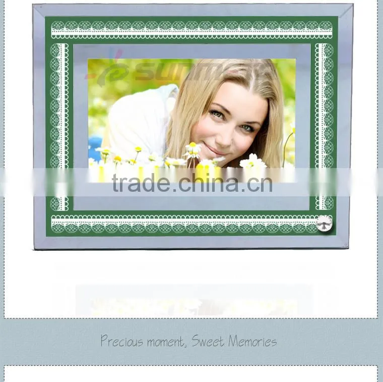 Sunmeta factory supply blank sublimation glass, heat press glass photo frame