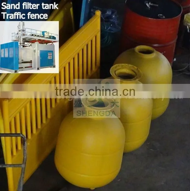 Blow mold of Plastic traffic barrier