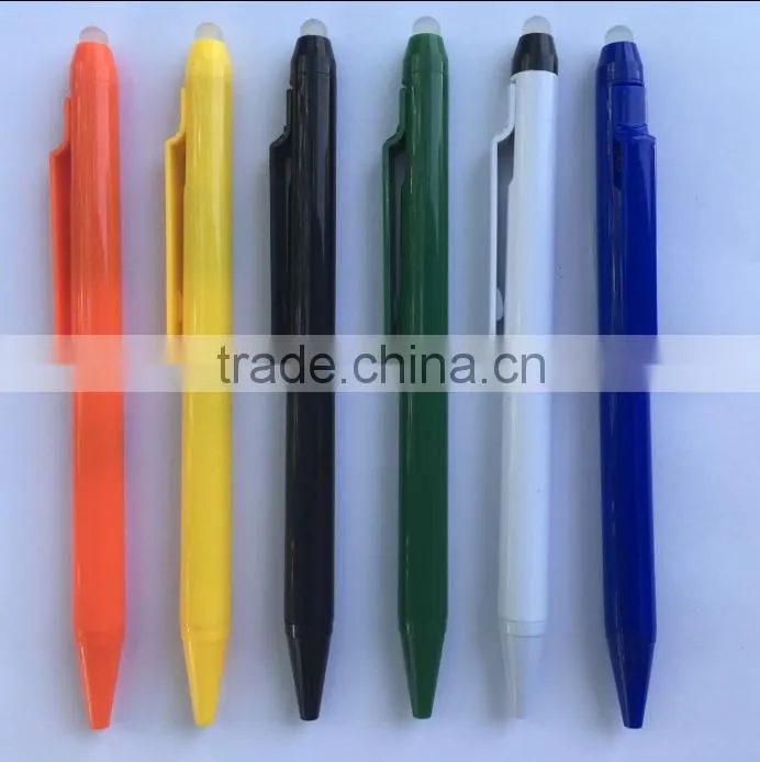 hot selling promotional disappearing erasable gel ink pen