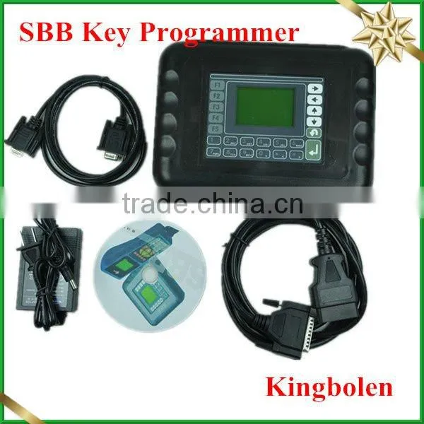 HOT SALE Excellent Silca Universal Car SBB vehicle Key Programmer V33.02 Update Software with Stable 2012 new sbb key programmer