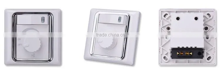 220v to 250v one gang fan control wall switch