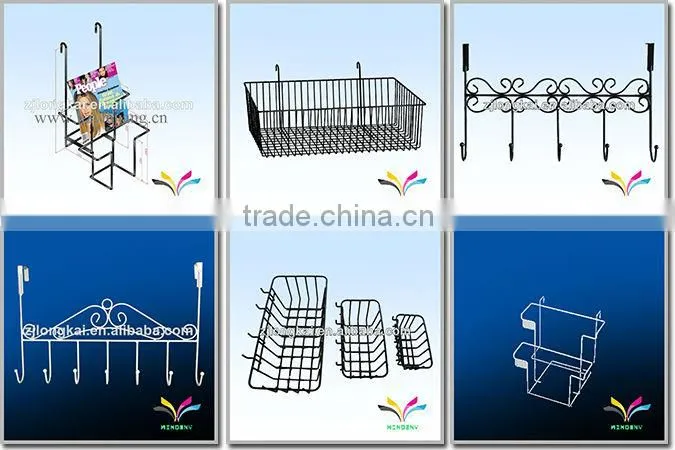 High quality modern unique metal new design attractive faux leather magazine rack