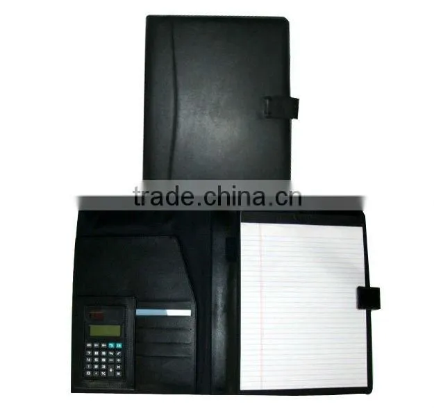 Non Zip A4 Folder With Notepad /Pen/ Card Holder