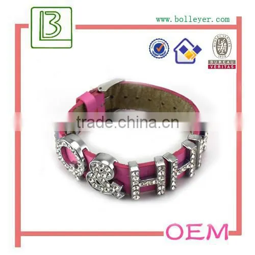 Deep Brown Real Leather Bracelet