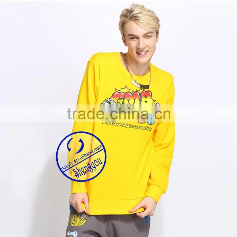 Custom 100% Fleece Cotton Men Pullover Hoodie Sweatshirts