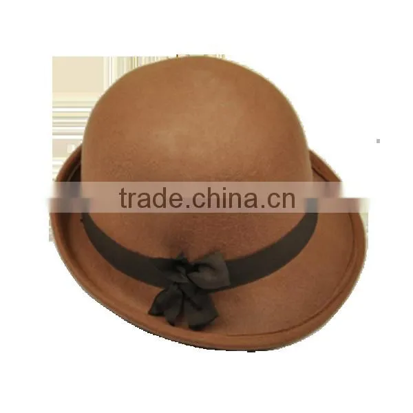 Wool felt bowler hats
