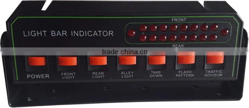Super thin LED Amber Warning Lightbar LED vehicle Emergency Light Bars