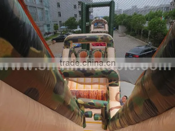 Military inflatable obstacle course