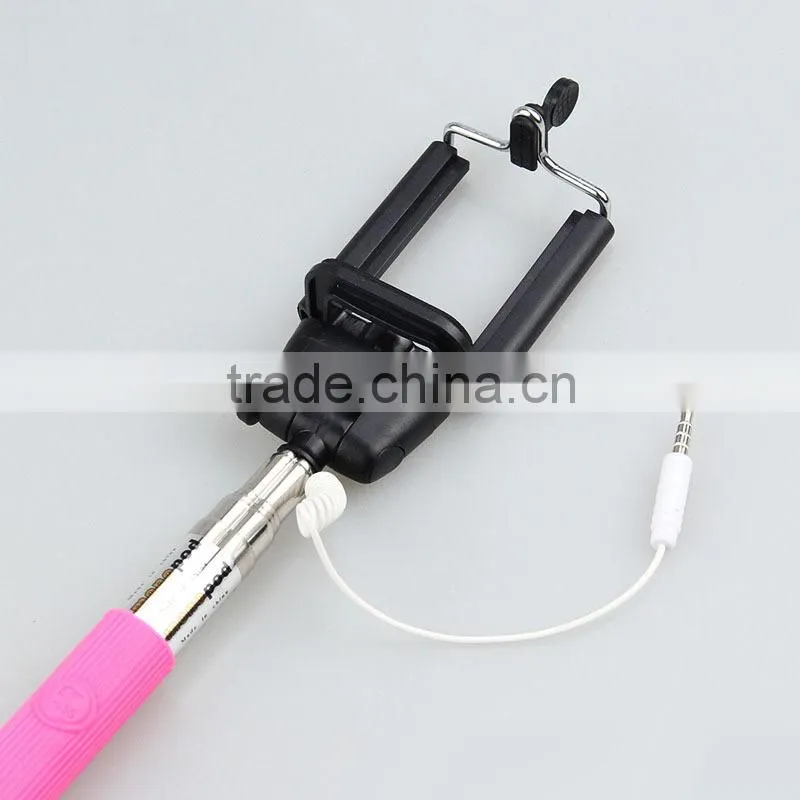 Fashionable Z07-5 Plus Selfie Monopod Stick For Samsung With CableFor All Mobile Phone