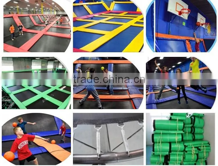 Fashion commercial Indoor large trampoline park , cheap trampoline For adult and kids for sale
