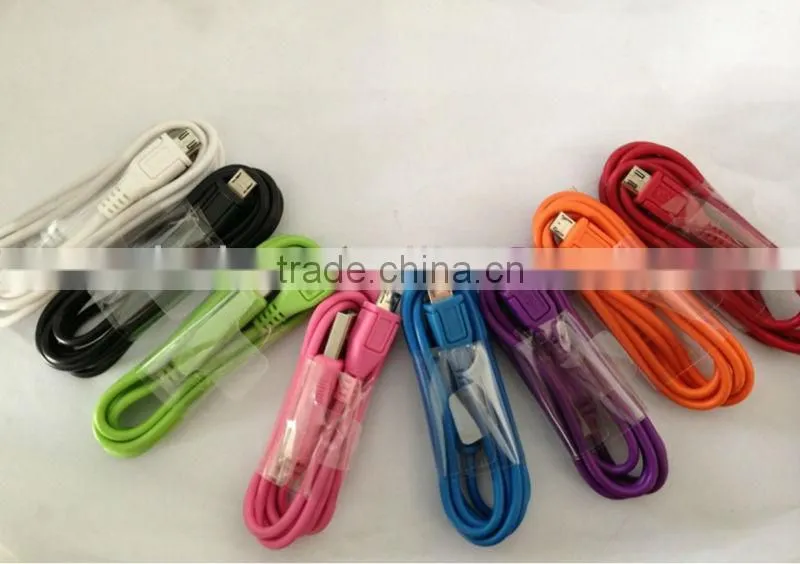 2015 wholesale 8 pin USB cable, OEM USB cable V-8 Micro USB Cable For Samsung Galaxy / Android etc