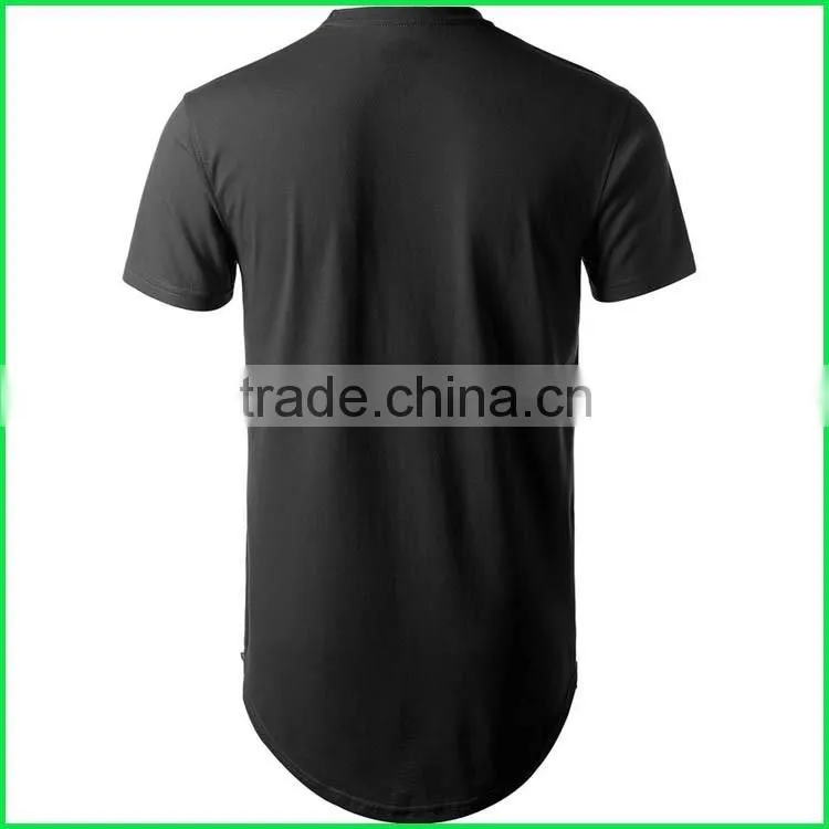 Wholesale Scoop Neck T Shirt for men and Scoop Bottom T Shirt with high quality