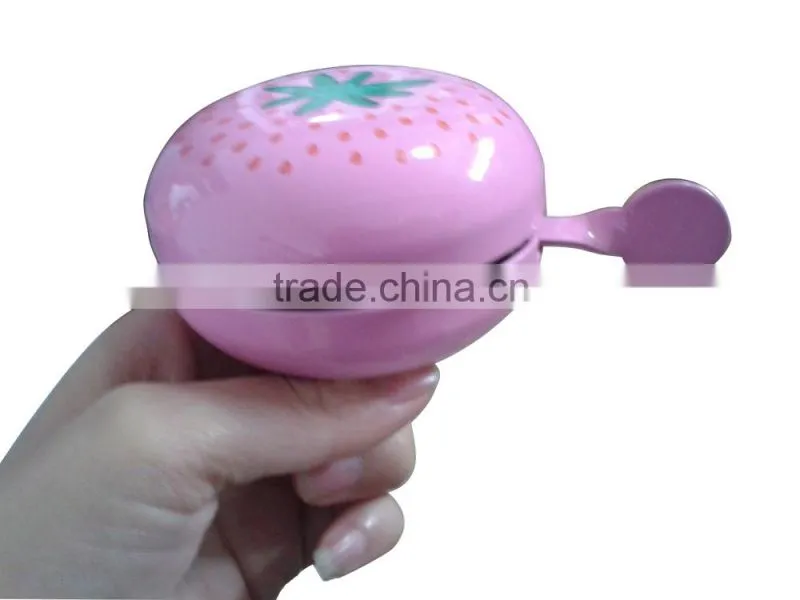 Popular Big Metal Straberry Design Bicycle Bell