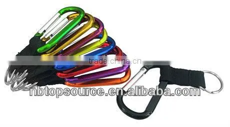 Aluminum Carabiner Clips With light and Bottle Opener