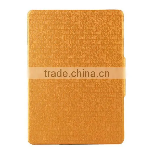 2014 new products fashion pu leather wallet case cover for apple ipad 6 D0141