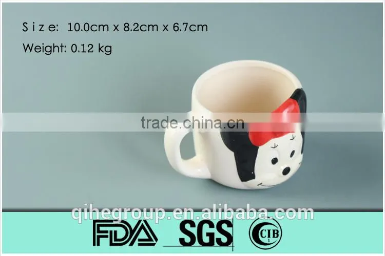 ceramic mug with mouse animal print for a kids