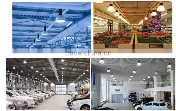 Car Garage indoor highbay lighting CE RoHS DLC 5 years warranty LED highbay light 250W 200W 120W 100W