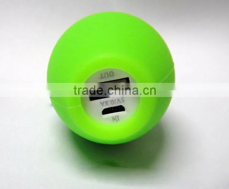 2014 new design bowling power bank 1800mah 2200mah 2600mah
