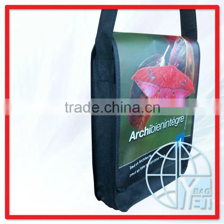 Shoulder Bag Non Woven w/ Flap