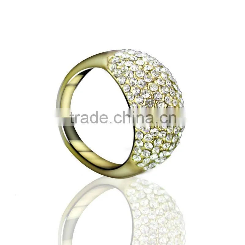 rings with crystals