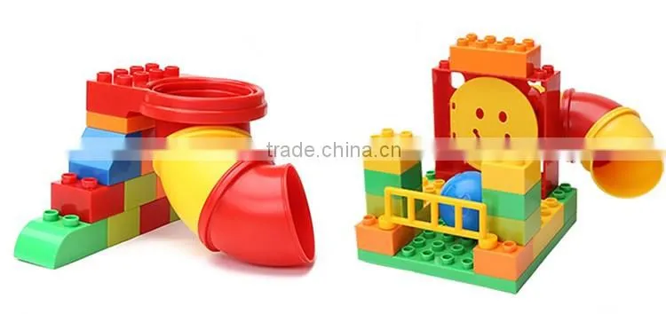 Colorful funny 138pcs children plastic pipe blocks building toys