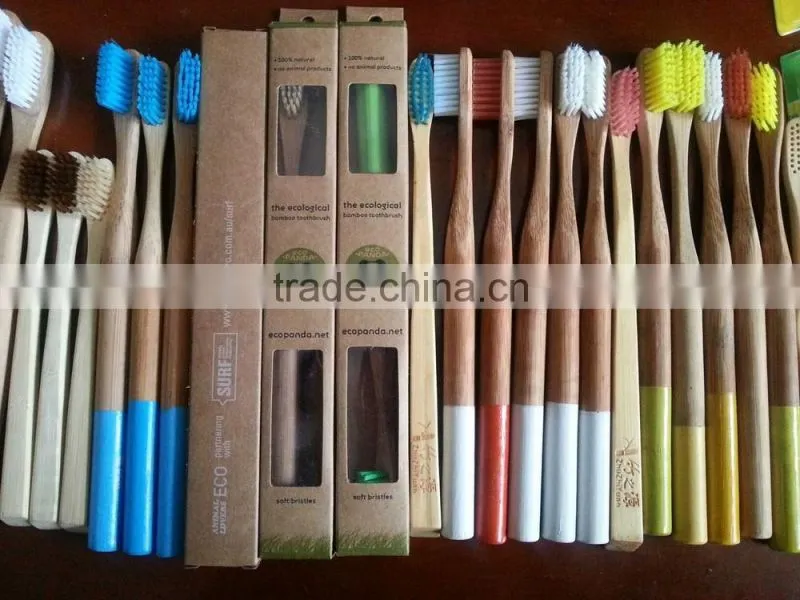 Natural Bamboo charcoal Soft Bristle Toothbrush