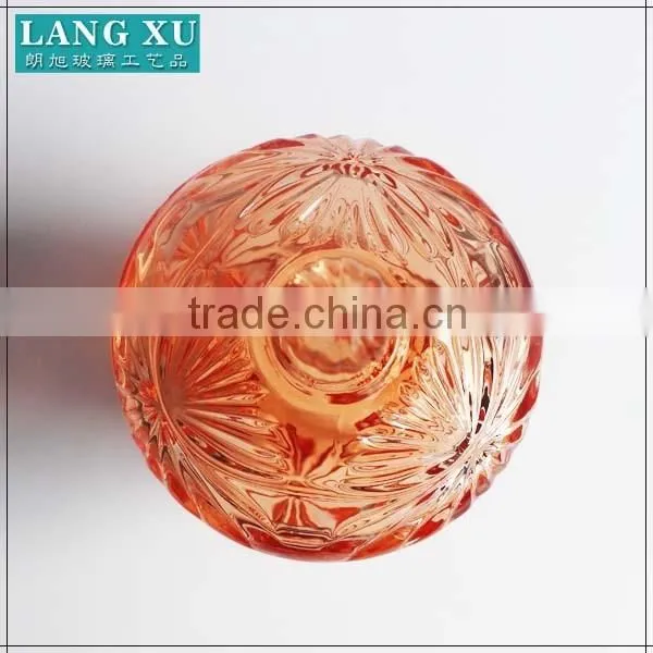 Round wedding lucid glass jar for candy buffet with lid