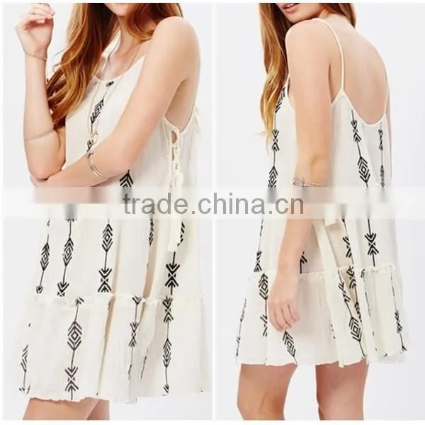 Hot Selling Adorable Fashion Black Embroidery Ladies Western Dress Designs