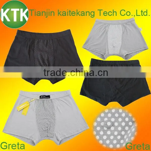 Nano tourmaline comfortable health mens boxer briefs KTK-A005BO