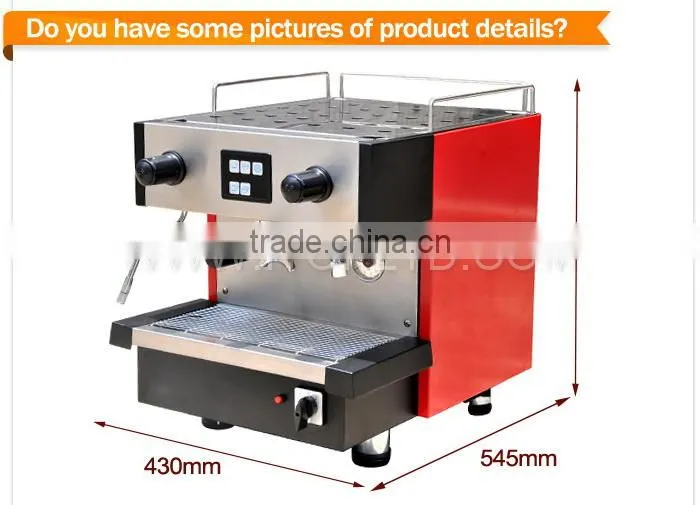 4l stainless steel professional espresso coffee maker machine