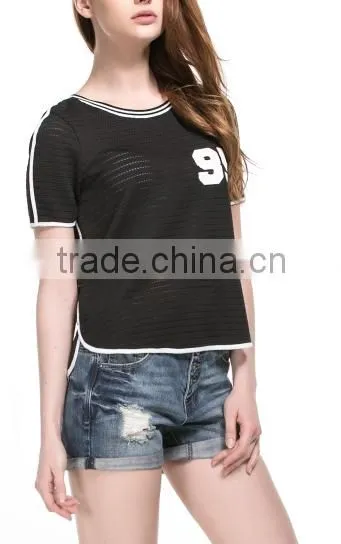 custom women sport cotton t-shirt china supplier/custom logo t shirt