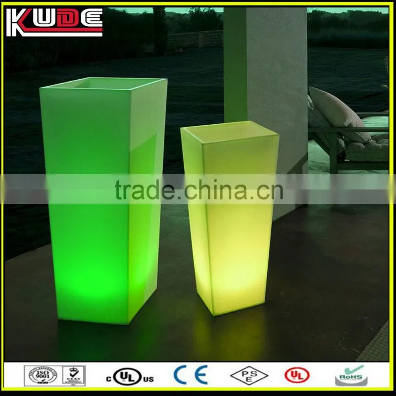 Led flowerpot shine flowerpot & plastic flowerpot 2015 style