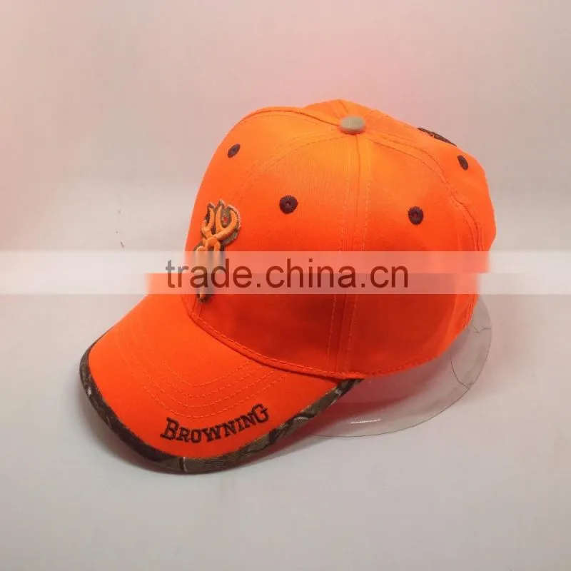 Wholesale Promotional Fashion Custom Logo Printed Cotton 6 Panel Baseball Cap