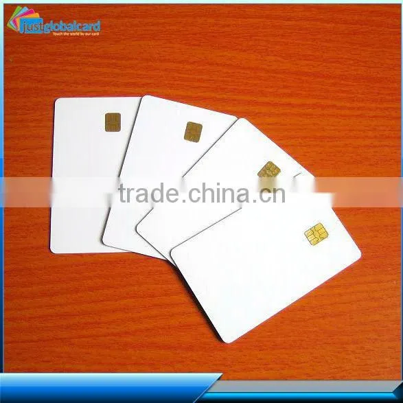 CR80 Standard Size SLE5542 ISO14443A Rfid hf PVC Card blank contact card with chip