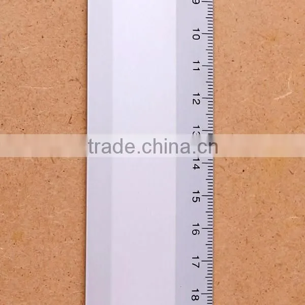 silver Non-slip ruler/straight edge aluminum ruler