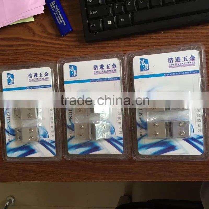 HJ-269 Made in china glass cabinet hinge/Quality and cheap copper glass cabinet hinge