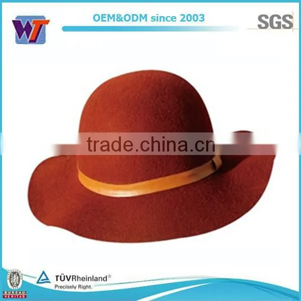2015 hot sale fashion high quality woman wool felt hat