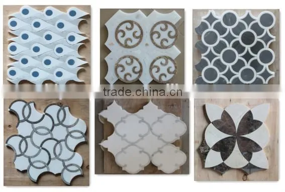 Carrara White mosaic tile pictures prices