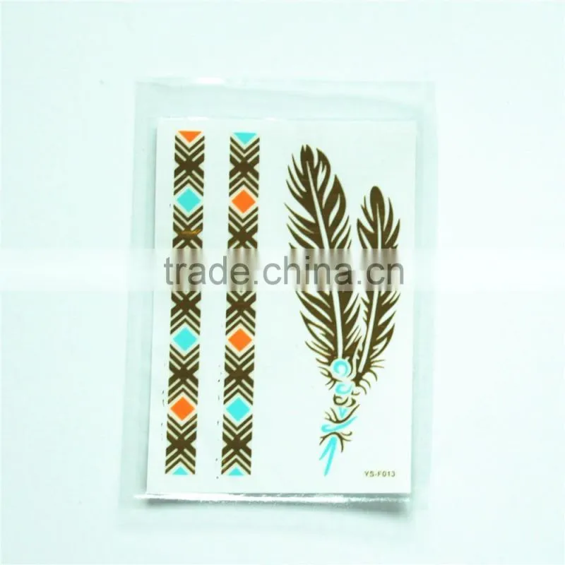 water transfer sticker hair tattoo sticker