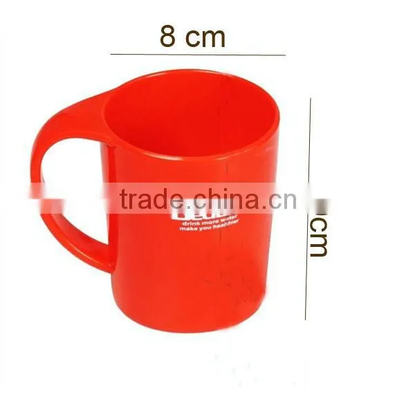 Premium Promotional transparent AS glass with snow-like embossment, 11ounce