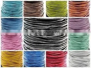 1mm Brown Round Leather Cords from Borg Export