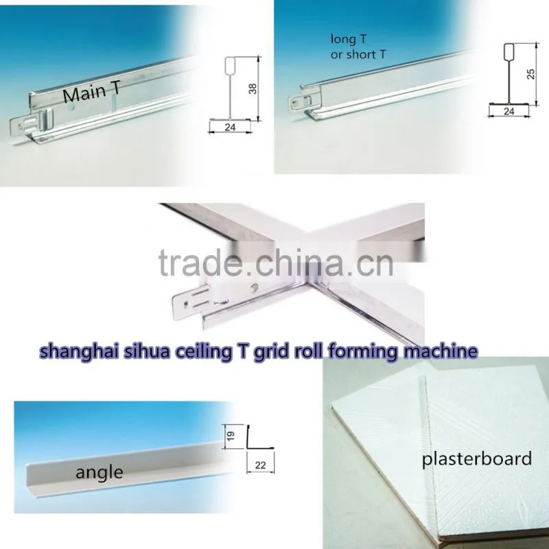 Full automatic high speed ceiling roll former high precision