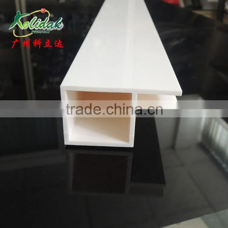 P shape Bright surface TPV plastic profile extrusion