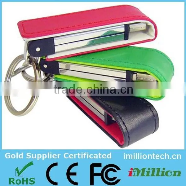Keychain Leather USB Flash Drives Bulk Cheap